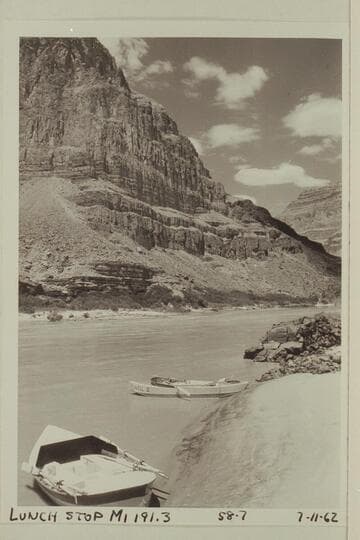 Mile 191.3.  The "Flavell II" is Brick Mortenson's boat