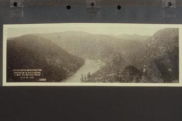 Green River Investigation:  Upstream in Red Canyon, 1/2 Mile below Red Creek