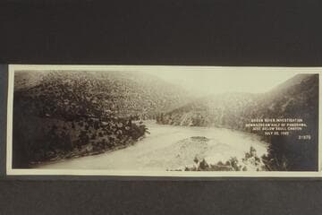 Green river Investigation:  Downstream Half of Panorama Just Below Skull Canyon