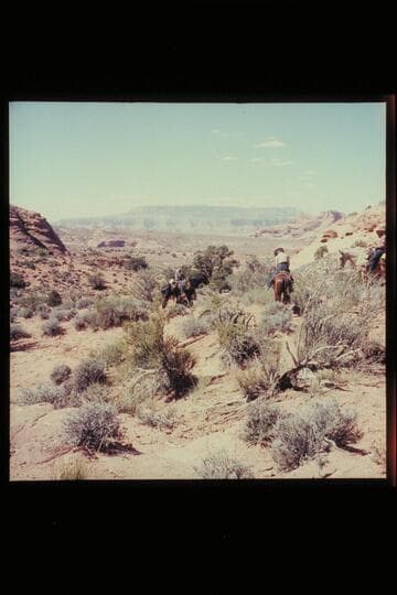 Mary Abbott on trail to Rainbow Bridge