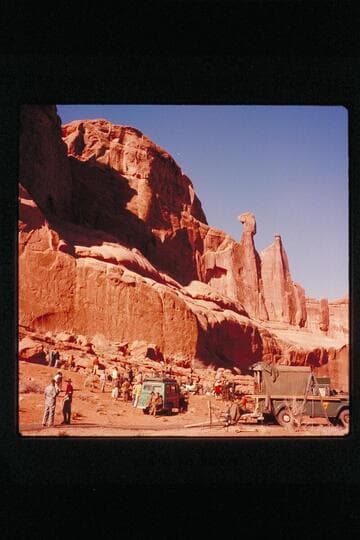 "Ten Who Dared" filming, Nov. 1959