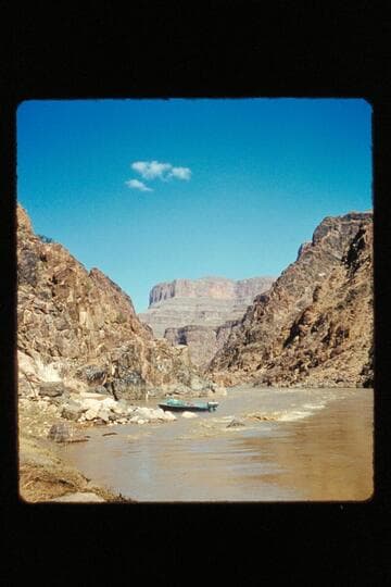 One boat moored at Travertine
