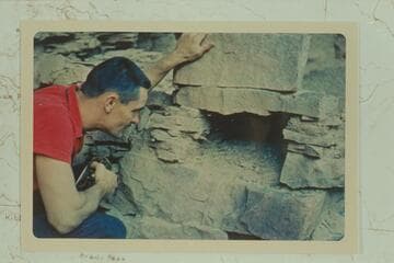 Ruin in canyon between Seiber and Woolsey Points at the north slope almost opposite