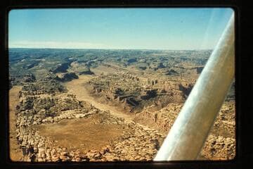 South to Red Lake Canyon, Cyclone Canyon on left