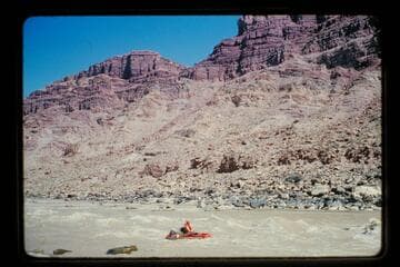 Bill Belknap in rapid no. 1