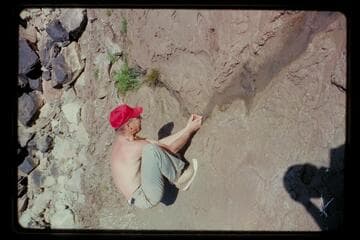 Spring above rapid no. 3, left bank, Mile 211.75