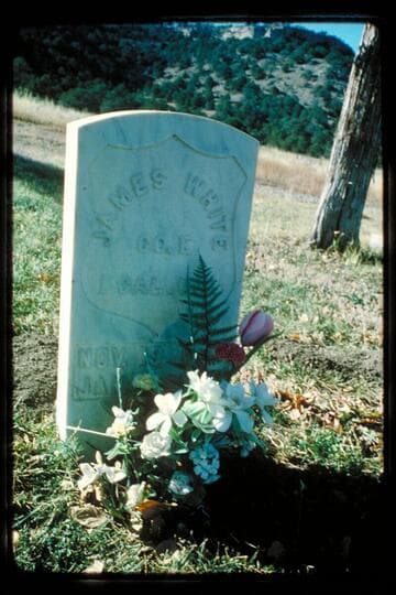 Grave of James White; Trinidad, Colorado