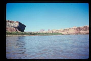 Buttes of the Cross from Mile 27; Stillwater Canyon