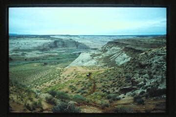 Down slide into Dirty Devil