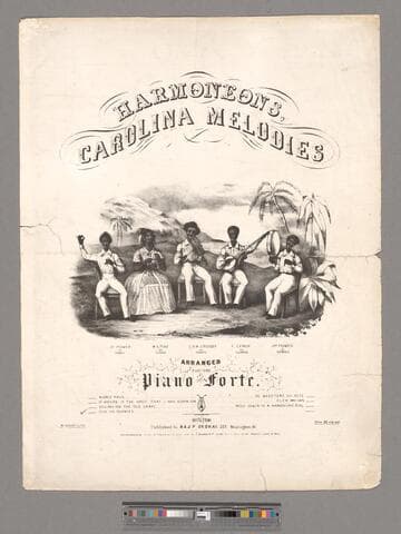 Ride on darkies / words by Marshall S. Pike, aranged [sic] by L. V. H. Crosby