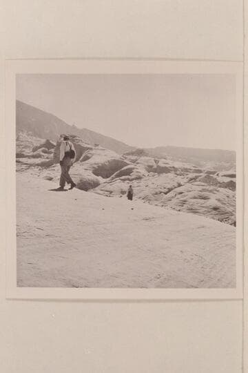 John Doerr walking down from Butte 5014