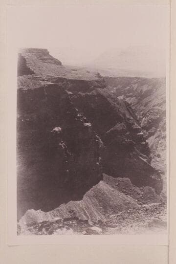 "Views on the Colorado River," Grand Canon Series, No. 219.  Appears to be Prospect Canyon from the outlook at the foot of Toroweap