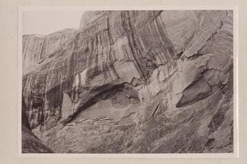 Cave under overhang in 73