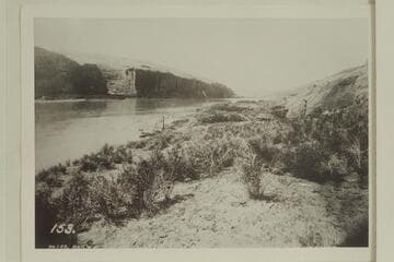 Down from Smith Bros. Placers.  Right bank of Glen Canyon at mile 130.4