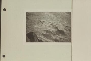 Rocky point at right bank of Dark Canyon Rapid