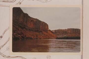Down to mouth of Spring Canyon from Mile 66.2