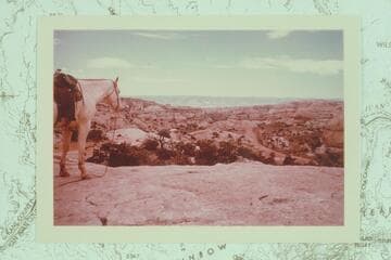 Across Escalante River from top of Waterpocket Fold to the Straight Cliffs