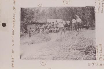 Group at Lees Ferry.  Taken before camp was moved to the north side of the river