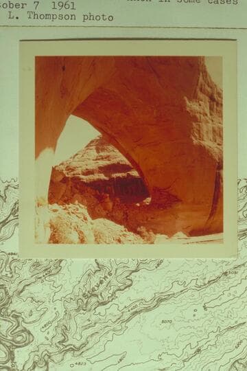 Arch in Coyote Gulch which carries the name Jacob Hamblin Arch in some cases