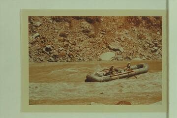 Don Hatch pontoon No. 1 in Mile 24.5 rapid