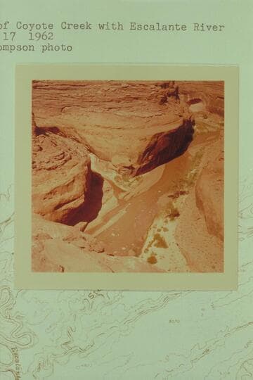 Junction of Coyote Creek with Escalante River