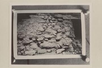Peep holes in ruin in Chuar Canyon