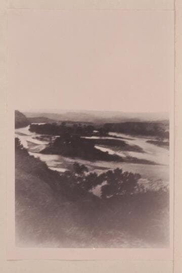 From half a stereo:  "Views on the Green River," Whirlpool Canon Series.  Island Park.  No. 76