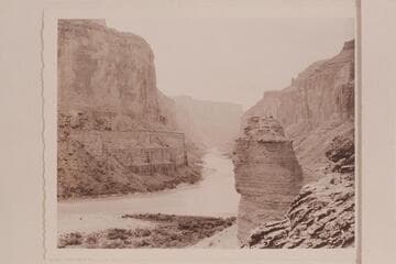Downstream from Nancoweap Canyon--Marble Canyon