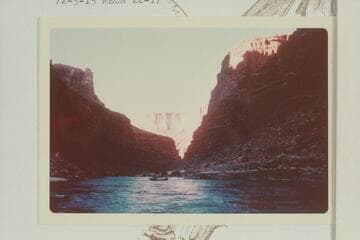 Up Marble Canyon from about Mile 22 1/2