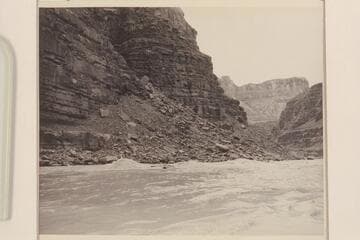 evills carrying Margaret Marston as passernger as he "cheats" North Canyon Rapids.  Lees Ferry gauge:  36,100 cfs