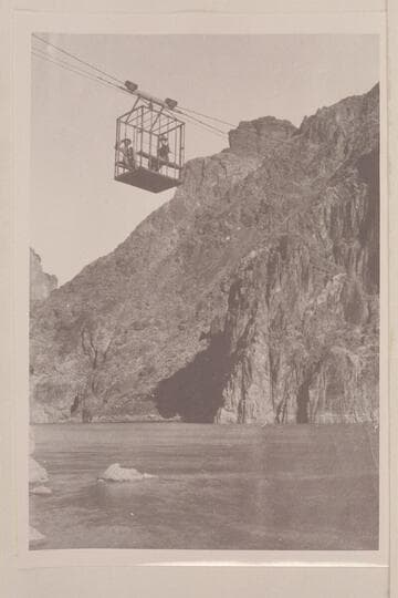 Rusts Cable above Bright Angel Creek