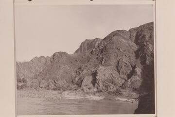 Nevills boats on beach; Bright Angel Creek