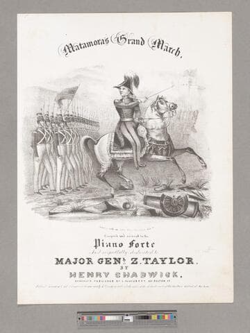 Matamoras grand march : composed and arranged for the piano forte and respectfully dedicated to Major Genl. Z. Taylor / by Henry Chadwick