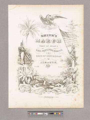 Smith's march : composed and dedicated to Gen. Persifor F. Smith, the hero of Contreras / by J. T. [i.e. T.J.] Martin