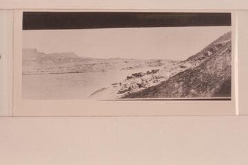 Spencer ox teams at the placer work on the San Juan River