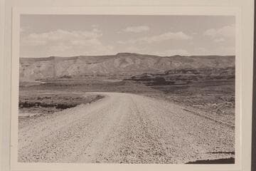 Black Mesa from the road into Kayenta.  Raplee Anticline