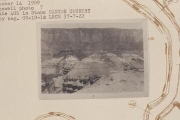 Northwest from the neck at Fort Bottom showing the fort or watch tower at left
