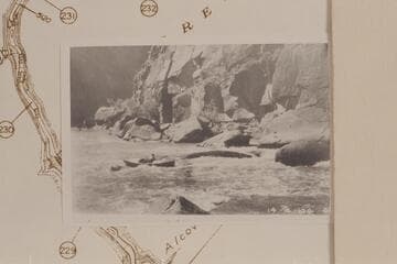 Nat Galloway running one of the four boats through Triplett Rapid