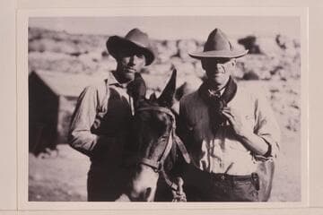 Dave Rust; Jerry; George C. Fraser.  Near Hanksville