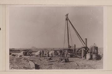 First oil well in San Juan field.  Came into production 1908, Mar.  Drilled by Ellis and Goodridge