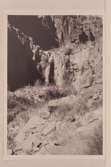 Fall in Stone Creek.  Foot of Dubendorff Rapid.  The creek was named for Julius F. Stone