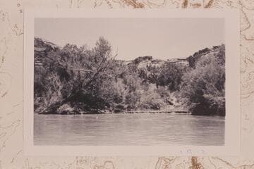 Northeast into side canyon opposite end of loop of Valentine Bottom