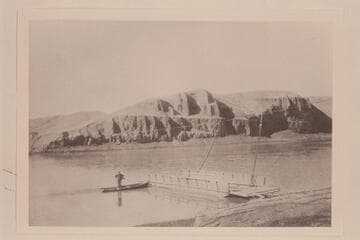 Gauging station and ferry at Little Valley, Utah, Mile 111