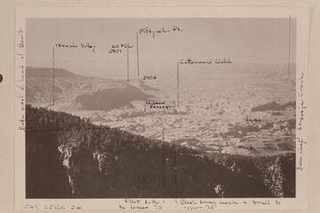 Nasja Creek.  Mouth of the San Juan River.  Fifty Mile Mountain