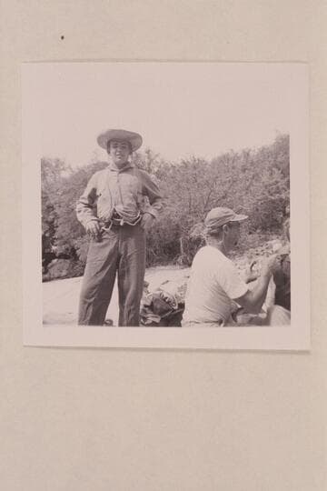 Buzz Belknap as Andy Hall.  Frank LaRue at right