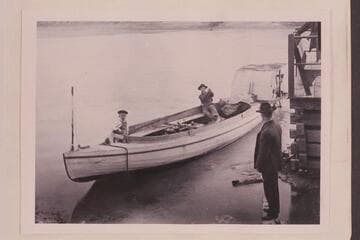 Power boat used on upper Green River