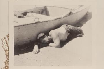 Russ Frazier takes some heavy resting below Monument Creek Rapid