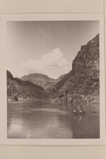 One of the 1940 Nevills sadirons drifting near Diamond Creek