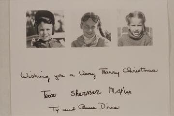 Dines' Christmas card, 1959