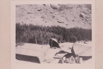 The fold-flat boats of the Rainbow Bridge-Monument Valley Exp; mouth of Warm Creek